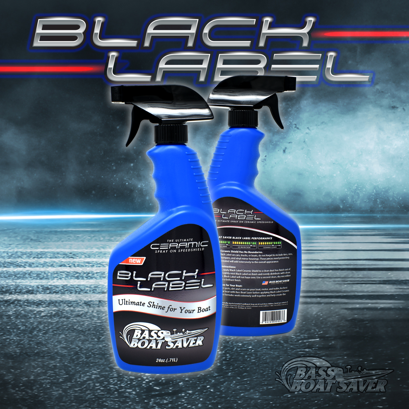 Case 24 oz. Black Label Ceramic Spray - 12 Pack