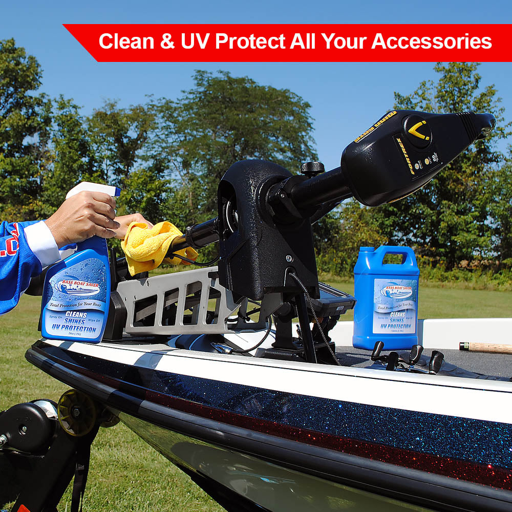  Bass Boat Saver - Premium Hard Water Spot Remover with  High-Gloss UV Protecting Wax Sealants - 24oz : Sports & Outdoors